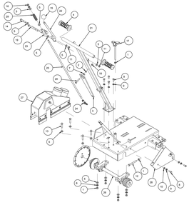 Section 02 Diagram and Parts List for CC-100 171320-9H MK Diamond Concrete Saw